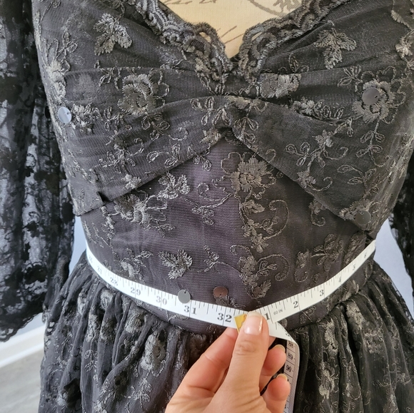 Gothic black lace dress - Picture 14 of 14
